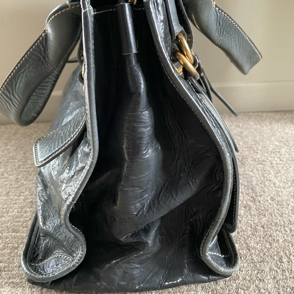 Chloe patent leather Bay handbag - Picture 4 of 6